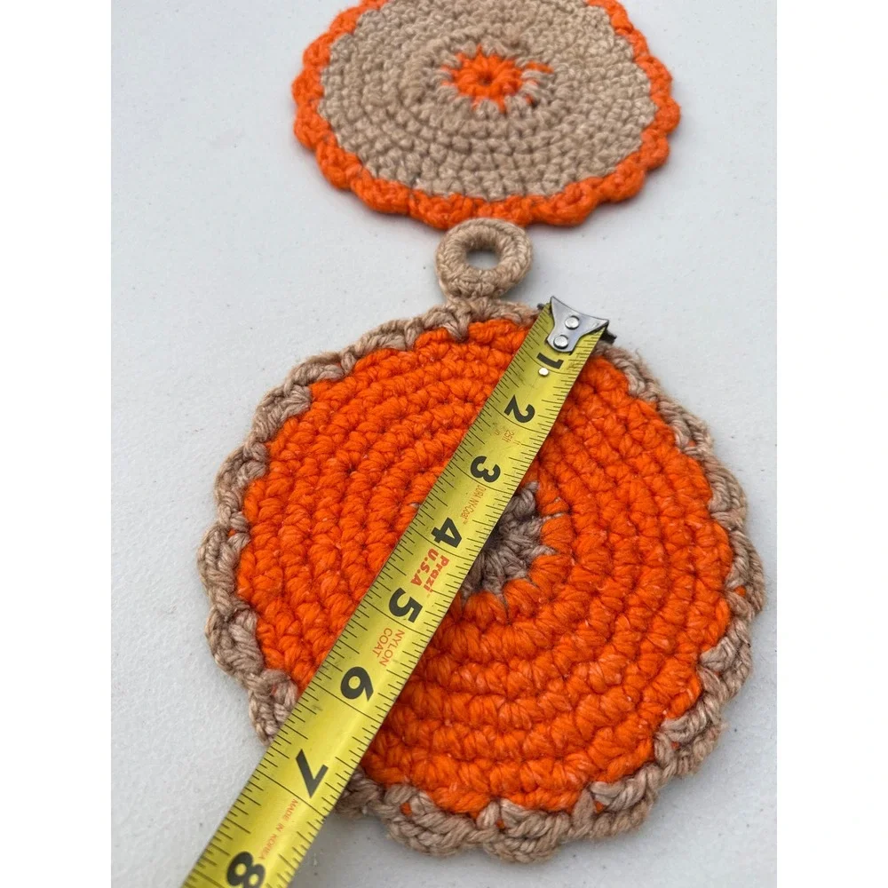 Handmade crochet pot